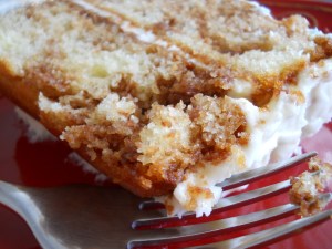 Moist & Tender Cinnamon Swirl Cake